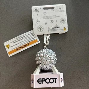 Disney Epcot Raumschiff Erde beleuchtet Farbwechsel Weihnachtsschmuck - Bild 1 von 10