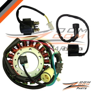 Yamaha Warrior 350 YFM350 Magneto Stator Starter Relay Ignition Coil 2004 NEW - Picture 1 of 5