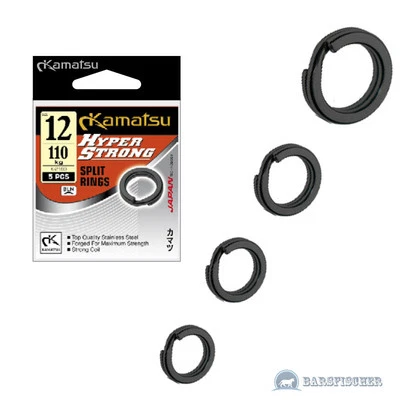 KAMATSU K-2199BLN SPRENGRINGE, SPRINGRINGE, HYPER STRONG SPLIT RINGS, SPLITRINGE