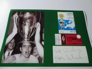 CELTIC FC 1967 LISBON LIONS EUROPEAN CUP FINAL BOBBY MURDOCH SIGNED PRE-PRINT - Picture 1 of 1
