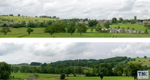 ID203A ID Backscenes OO Gauge Village 3 Metres Long in 2 sections (38cm x 300cm) - Picture 1 of 1