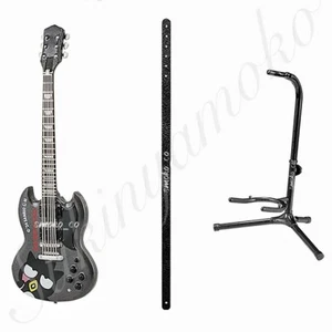 2022 F-Toys 1/12 Scale Sanrio Characters Guitar ROCK MONO No.6 Bad Badtzmaru SG - Picture 1 of 5