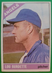 1966 Topps LOU BURDETTE California Angels EX light wear $0.69 shipping - Picture 1 of 5