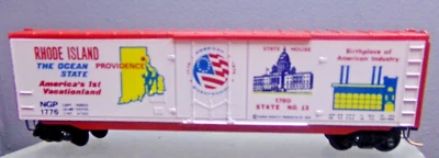 N Scale Kadee 38020 RHODE ISLAND State 50' Single Door Boxcar 40509 C32369 - Image 1 of 4