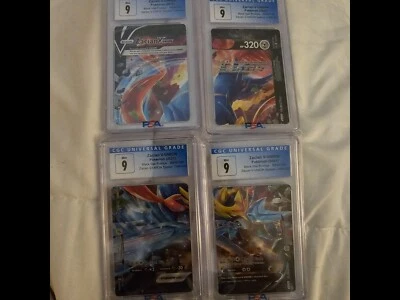 Pokemon 2021 CGC 9 MINT Black Star Promo Zacian V-Union SWSH163 164 165 166 - Image 1 of 2