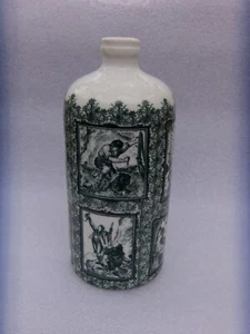 VINTAGE CERAMIC BOTTLE w/ HUNTING SCENE INHALT BAVARIA - Picture 1 of 6