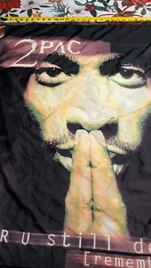 2 PAC TUPAC SHAKUR R U Still Down BANNER Fabric Poster Tapestry Flag ORIGINAL! - Picture 1 of 2