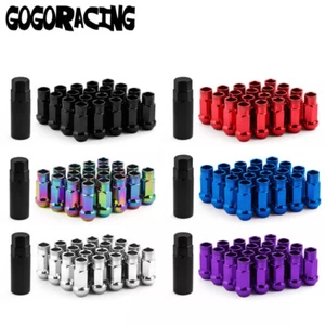 20PCS M12 x 1.25mm M12 x 1.5mm Forged Steel Lug Nuts 47mm Open End Cone Seat Key - Picture 1 of 18