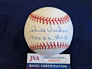 Bill Virdon Signed / Autographed ONL Bill White Baseball Inscribed JSA COA - Picture 1 of 2