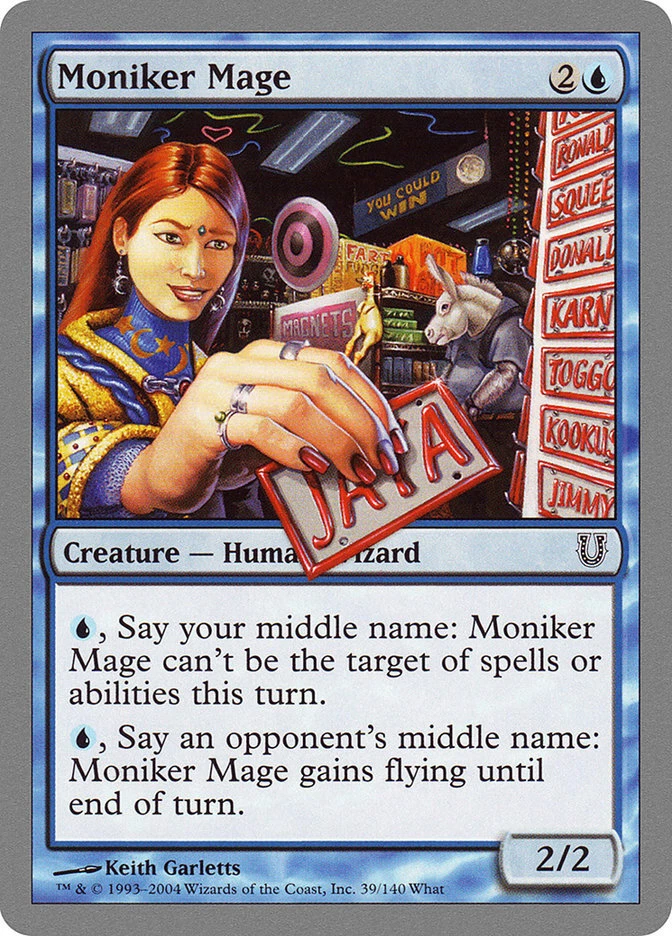 Magic the Gathering (mtg): UNH: Moniker Mage  (x 4) - Image 1 of 1