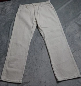 Wrangler Jeans Men's Size 36x30 Beige Denim 13MWZWT Straight Leg Classiccore! - Picture 1 of 13