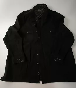 Levis XXL 2XL Button Up Blanket Shirt (J2L) Lined Black Flannel (JSF6) NWOT - Picture 1 of 10