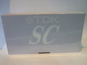 CASETE DE VIDEO VHS TDK SC E-180 3 HORAS NÍTIDO Y CLARO / NUEVO SELLADO - Imagen 1 de 12
