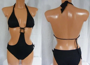 ★ LASCANA ★ 32 Sexy Monokini ~ Bikini ~ Badeanzug ~ schwarz ~ NEU ~ 2in1 !!!! - Bild 1 von 6