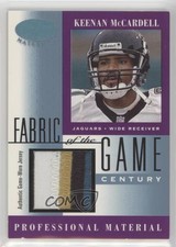 2001 Leaf Certified Materials Fabric of the Game Century /21 Keenan McCardell