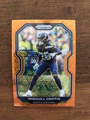 Shaquill Griffin 2020 Prizm Orange Disco #298 Jacksonville Jaguars Seahawks  - Image 1 of 2