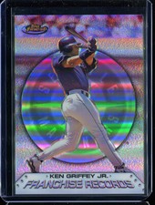 KEN GRIFFEY JR 1999 TOPPS FINEST FRANCHISE RECORDS REFRACTOR PARALLEL #FR2 RARE