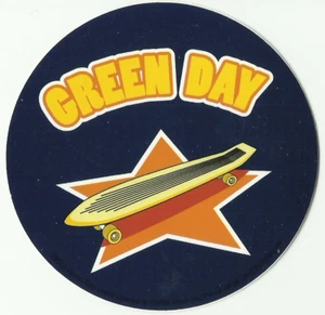 GREEN DAY skateboard 2004 VINYL STICKER official merchandise OOP/VINTAGE - Picture 1 of 3