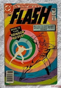 DC FLASH #286 PRIMERA aparición RAINBOW RAIDER Mark Jewelers variante junio 1980 en muy buen estado* - Imagen 1 de 3