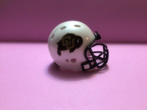 COLORADO BUFFALOES CUSTOM POCKET PRO HELMET THROWBACK NCAA FOOTBALL Cover
