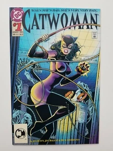Catwoman # 1 (1993 DC) vs. Bane Embossed Cover KEY 1st ongoing series - Picture 1 of 2