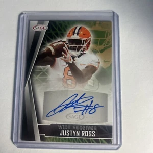 2022 SAGE High Series - Autographs Black #A-JR2 Justyn Ross (AU, RC) - Bild 1 von 2