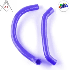 Blue For Kawasaki Concours 14 1400 GTR ZG1400 Silicone Radiator Coolant Hose - Picture 1 of 3