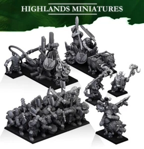 Army Deal 1 - highlands miniatures - Moredhuns Orcs 28mm ,tow, whfb - Picture 1 of 1