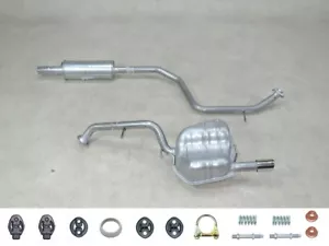 IMASAF Auspuff SET NEU für Mazda 5 CW 1.8 2.0 Benziner BJ10- Mitteltopf Endtopf  - Bild 1 von 2
