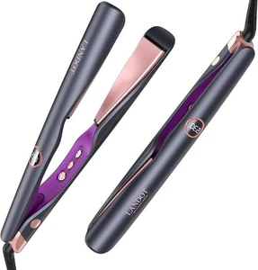 2 in 1 HaarglÀtter und Lockenstab, glÀttet/Locken/Wellen, einstellbare Temperatur - Bild 1 von 6