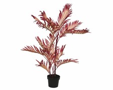 PALMA ARTIFICIALE IN VASO 60X90CM FUCSIA DECORO CASA INTERNI ESTERNI