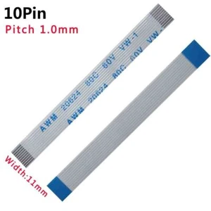 10-Pin 10P FFC/FPC Flexible Flat Cable Pitch 1.0mm 20624 80C 60V L:50mm-3000mm - Picture 1 of 6