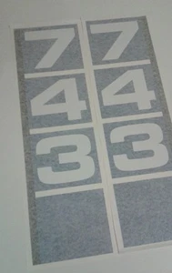 BOBCAT 743 NUEVO KIT COMPLETO CALCOMANÍAS PEGATINAS GRÁFICOS A1 - Imagen 1 de 3