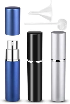 3 Stück 6Ml Parfümzerstäuber Nachfüllbar Reise Mini Portable Leere Sprühflasche - Bild 1 von 4