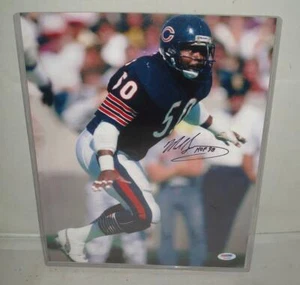 Mike Singletary signed Chicago Bears 11 x 14 Photo - 10x Pro Bowler - 1998 HOFer - Foto 1 di 1