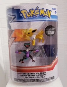 Tomy Pokemon XY Noivern 2&1/2" X2" vs Jolteon 1&1/2"X2" NEW! Series 1 2013! - Picture 1 of 7