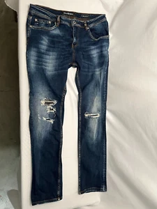 Salvatore Galliano Men's Jeans Slim Fit Size 36 x 30 - Picture 1 of 16