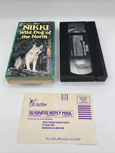 Nikki - Wild Dog of the North (VHS, 1997) Tested & Working - Imagen 1 de 3
