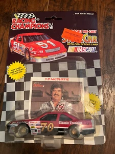 J.D. McDuffie #70 Racing Champions 1992 Die Cast Car And Card 1:43 Scale - Picture 1 of 2
