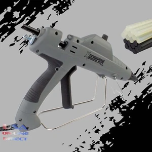 Heavy Duty Hot Melt Glue Gun 20pc Clear & Black Glue Sticks Arts Craft UL LISTED - Picture 1 of 1