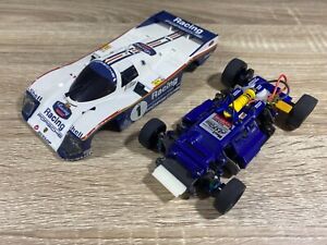 OLD Very Rare Kyosho MINI-Z Racer Porsche 962C Body&MR-02Chassis Set From Japan