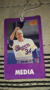 1995 Pinnacle Sportflix All-Star Fanfest Passes Media Nolan Ryan 