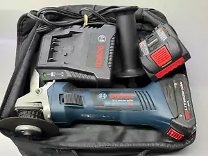 Bosch CAG180 18V Cordless Angle Grinder kit w/2 batteries & charger with bag - Picture 1 of 6
