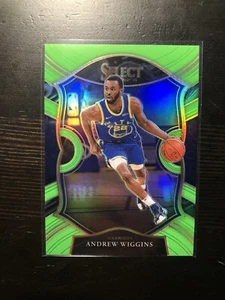 2020-21 Panini Select Concourse Neon Green Prizm /75 Andrew Wiggins #6 Card PWE - Bild 1 von 2