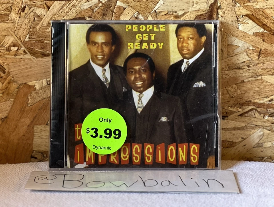 Very RARE People Get Ready The Impressions CD 2007 From Black Cat Cd1598