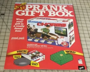 Extreme Chores - Fake Gift Box - Prank Box - Funny - Joke NEW! 14.75" x 14" x 4" - Picture 1 of 3
