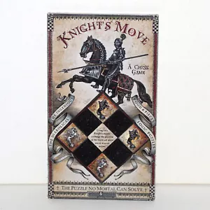 Knight’s Move chess game puzzle brain teaser Wood NEW Repuzzled Canada medieval - Picture 1 of 6