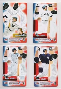 2003 Fleer 3D 4 Card Set Jason Giambi #s 4,37,38,39 Yankees - Picture 1 of 1
