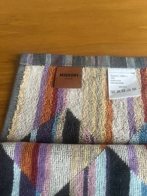 Missoni Home Hand Towel | 100% Cotton | Patterned | Brand New