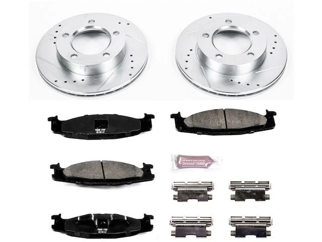 Front Brake Pad and Rotor Kit 78YJZM74 for Ford Bronco F150 1994 1995 1996 - Image 1 of 1